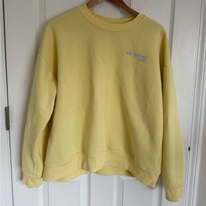 Women’s Wilo The Label Crew Sweatshirt Yellow Size M